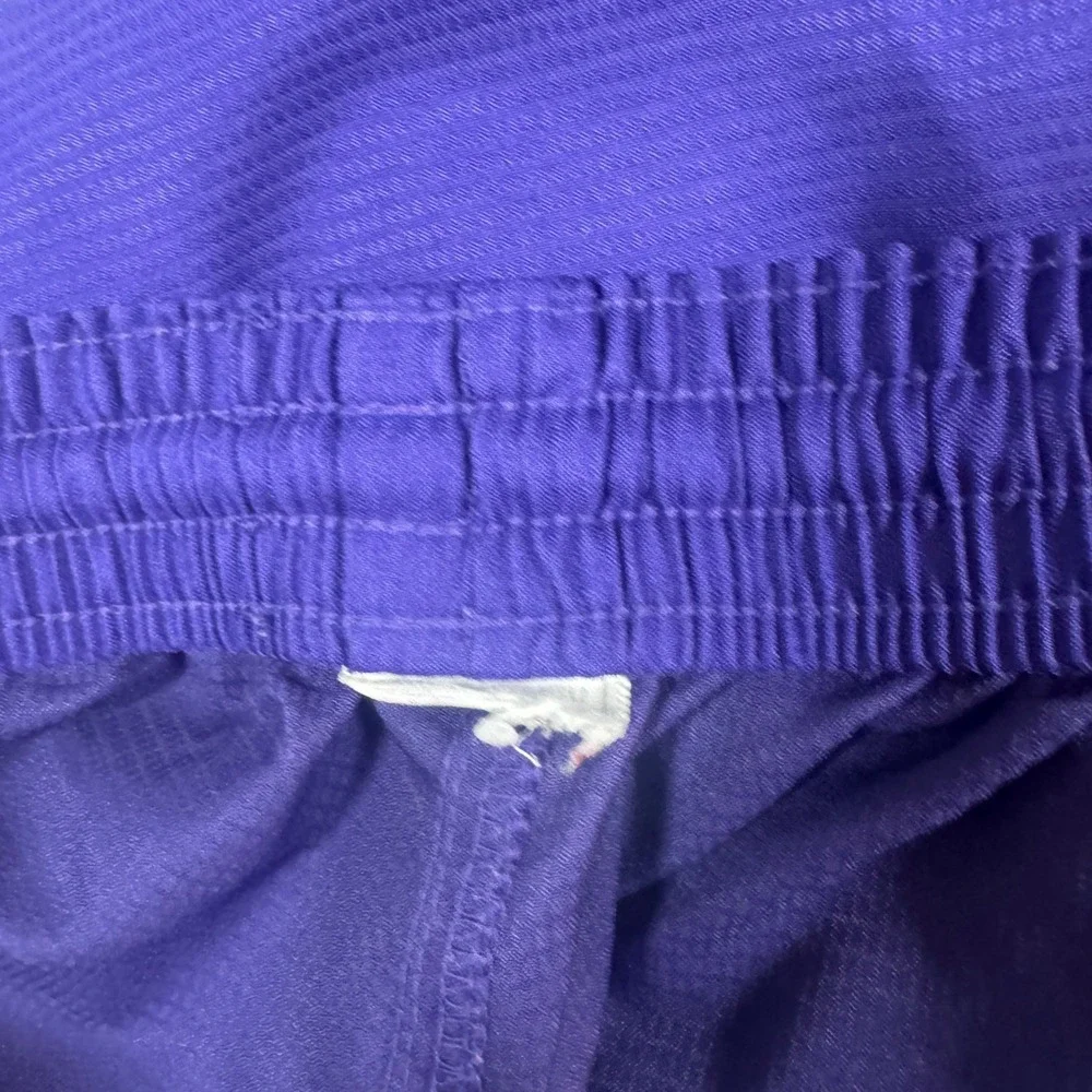 Adidas Climalite Mens Purple Track Pants Zip Ankle Cargo Pocket Large 3109